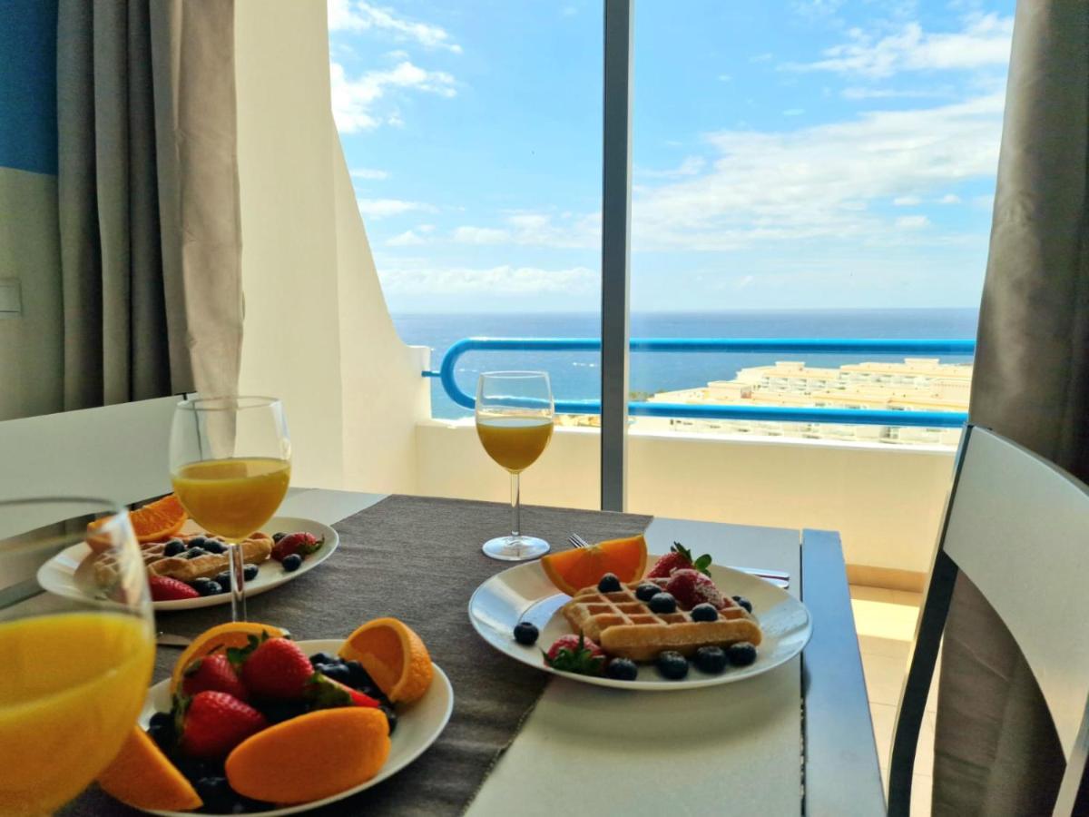 Lovely Blue Studio With Ocean View And Pool, Paraiso 918 Costa Adeje  Exterior photo